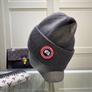 Canada Goose Gray Knit Beanie
